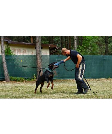 Dingo Gear Cotton Nylon Bite Sausage for Dog Training - IGP IPO Obedience Protection - 45x8cm with 2 Handles - Black S00076 - Buy Online on GoSupps.com