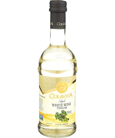 Colavita Aged White Wine Vinegar - 17 fl. oz. | Premium Flavor for Cooking & Dressing - Buy Online on GoSupps.com