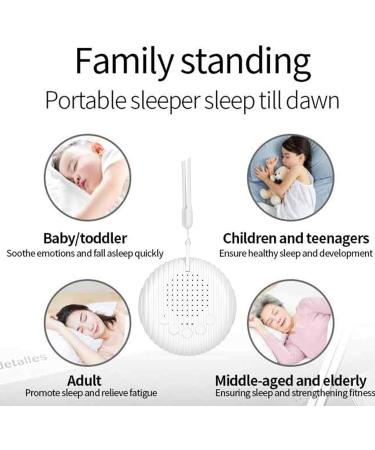 DTT Sleep White Noise MachineSleep Sound Machine10 Soothing Natural for BabyAdultBuilt in USB TimerPortable for Nursery Travel Excitement - Buy Online on GoSupps.com