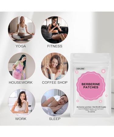 Berberine Patches Suitable for Male and Female Body Care Patches can be Applied to Various Parts of The Body 30 Count. - Buy Online on GoSupps.com