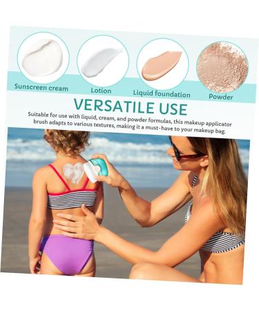 ibasenice Sunscreen Brush Sunblock Sunscreen for Face Brushes Makeup Brush Cosmetics Brush Sun Block Brush Foundation Applicator Powder Foundation Brush Makeup Blending Brush Powder Puff Abs 6.20X4.50X4.50CM As Shown - Buy Online on GoSupps.com