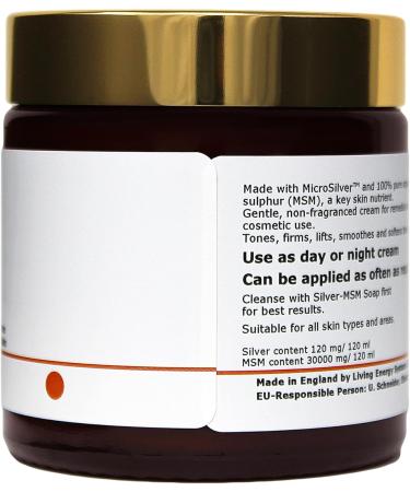 Silver-MSM Regenerating Cream - 120 ml. - Buy Online on GoSupps.com