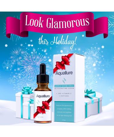 Buy Aquallure Apple Stem Cell Rejuvenating Serum - 20% Vitamin C Peptides & Hyaluronic Acid for Youthful Skin - International Shipping Available - Buy Online on GoSupps.com