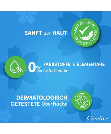 Carefree Cotton Feel Slip - 100% Breathable & Fresh Fragrance 100 Normal Size Pads | Long-Lasting Comfort for Women - Buy Online on GoSupps.com