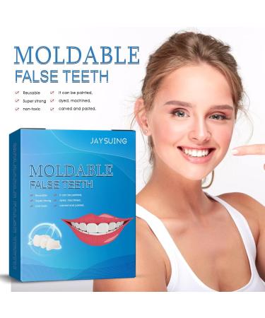 Iunser Plastic Teeth Make-Up Dentures - Temporary Filling Solution for Broken Teeth | 5ml Denture Brush Included - International Shipping Available - Buy Online on GoSupps.com