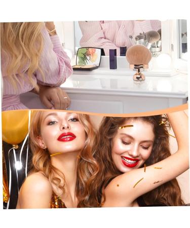 Self Tanner Brush Oval Self Tanning Brush 2.8" Dia. Large Body Brush Makeup Soft Reusable Sunscreen Applicator for Makeup Legs Rose Gold Beauty Goods Rose Red - Buy Online on GoSupps.com