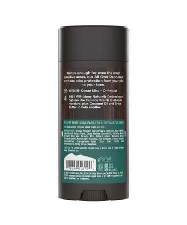 Every Man Jack All Over Deodorant - 24 Hour Whole Body Odor Protection - Aluminum Free - Coastal Surf Scent 2.6 oz (1 Pack) Coastal Surf 2.6 oz (Pack of 1) - Buy Online on GoSupps.com