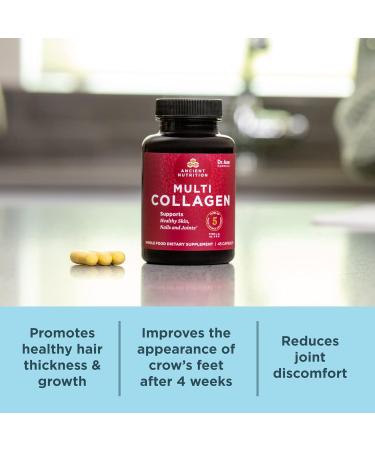 Ancient Nutrition Multi Collagen Capules 90 Count + Multi Collagen Protein Powder Unflavored 60 Servings - Buy Online on GoSupps.com