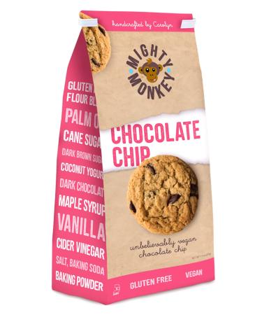 Mightylicious  Handcrafted Cookies | Soft & Chewy | Gluten Free | Dairy-Free | non-GMO | Kosher | Vegan | Better for You Snack | Allergen Friendly | Vegan Chocolate Chip- 7.4 Oz