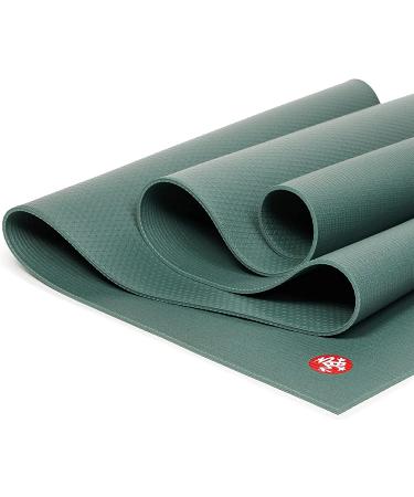 Manduka PRO Lite Yoga Mat - Lightweight For Women and Men, Non Slip, Cushion for Joint Support and Stability, 4.7mm Thick, 71 Inch (180cm), Black Sage Green