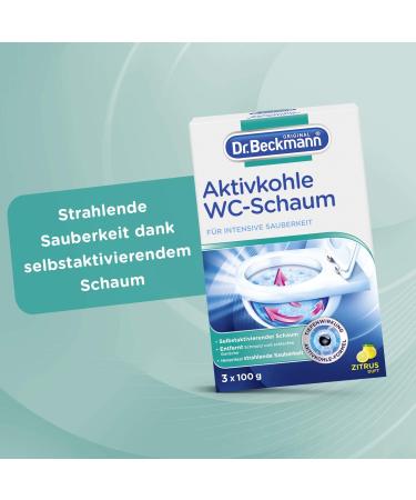 Dr. Beckmann Activated Carbon Toilet Foam - Self-Activating 9x100g Pack of 3 | Eco-Friendly Cleaning Solution for International Shipping - Buy Online on GoSupps.com