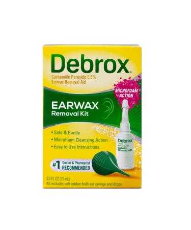Debrox Drops Earwax Removal Aid Kit - 0.5 Oz (Pack of 3) - Buy Online on GoSupps.com