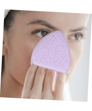 FRCOLOR 4pcs Facial Cleansing Sponges - Exfoliating Makeup Remover Wipes for Deep Cleaning - Purple Esponjas para Maquillaje - Buy Online on GoSupps.com