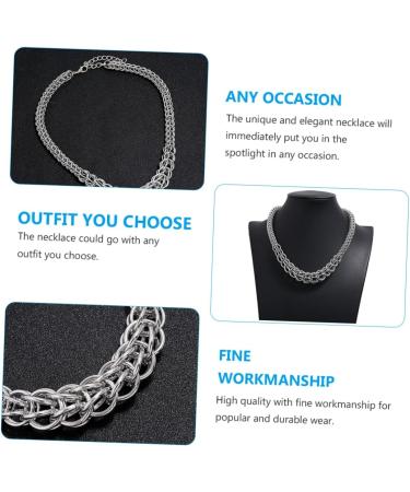 COLLBATH 1pc Hip Hop Clavicle Chain Men's Necklaces Men Chain Necklaces Fashion Necklace Personality Decorate - Buy Online on GoSupps.com
