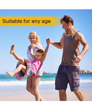 Sunflower Hair Band Set for Girls | 3-Piece Flower Headbands & 10 Sunflower Accessories - Perfect for Any Occasion - Buy Online on GoSupps.com