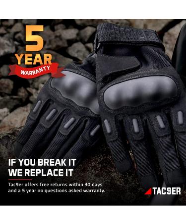 TAC9ER Kevlar Lined Tactical Gloves - Full Hand Protection, Cut and Temperature Resistant, Touch Screen Friendly - Large - Buy Online on GoSupps.com