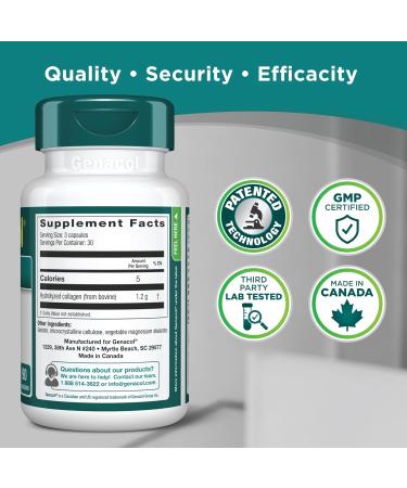Genacol Original Collagen Supplement with Ultra-Hydrolyzed Collagen Peptides Maintains Joint Health for Joints & Knees 90 Capsules (30-Day Supply) Original 90 Count (Pack of 1) - Buy Online on GoSupps.com