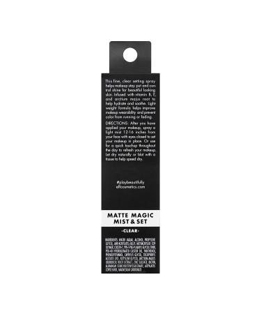 E.L.F. Matte Magic Mist & Set - 2.02 oz | Long-Lasting Makeup Setting Spray - Buy Online on GoSupps.com