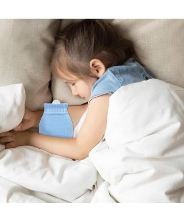 320ml Mini Hot Water Bottle with Soft Cover - Sky Blue | Silicone Warmers for Menstrual Pain Neck Relief & Cozy Comfort - Buy Online on GoSupps.com