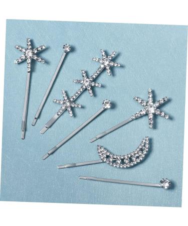 Angoily 5 Sets Fringe Bobby Pin Womens Barrettes for Hair Womens Hair Clips Hair Barrettes for Women Hair Clips for Women Girls Hair Barrettes Star Hair Clip Issue Card Rhinestone The Side - Buy Online on GoSupps.com