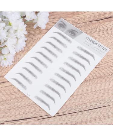 Beavorty 2pcs 3d Eyebrow Stickers Suit Eyebrow Transfer Stickers Artificial Eyebrow Miss Eyebrow Trimming - Buy Online on GoSupps.com