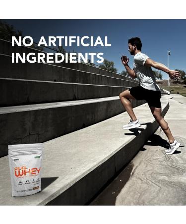 Rival Nutrition Naturally Flavoured Rival Whey Protein Powder | 100% Whey Protein Isolate Sourced Protein Powder | 25g Protein 5.7g BCAAs No Artificial Ingredients | 27 Servings 2LB (Cookies & Cream) Natural Cookies & Cream 2LB - Buy Online on GoSupps.com