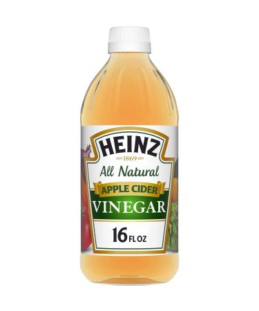 Heinz All Natural Apple Cider Vinegar with 5% Acidity, 16 fl oz Bottle Apple Cider 1 Pound (Pack of 1)