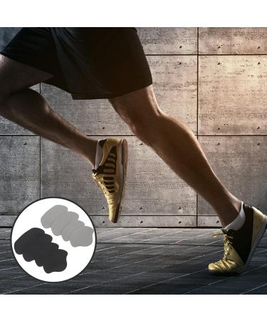 Doitool 8pcs Sneaker Heel Stickers | Glue Heel Pads & Liners for Sneaker Repair - Black & Gray - Buy Online on GoSupps.com