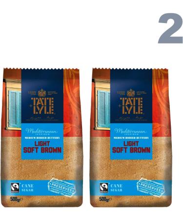 Tate + Lyle (Light Soft Brown Sugar 2 x 500g) - Buy Online on GoSupps.com