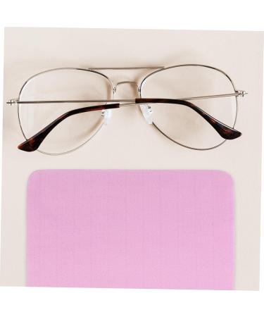 10pcs Glass Cleaning Cloths - Anti-Fog Lens Wipes for Eyeglasses - Purple Fiber Cleaning Wipes for Students - Buy Online on GoSupps.com