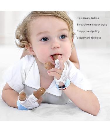 Breathable Anti Finger Sucking Gloves for Babies - Blue - Buy Online on GoSupps.com