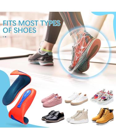 Buy Norelie Orthopedic Insoles - 2 Pairs of Comfortable Support for Work & Sports Shoes (Size 41-42) - Buy Online on GoSupps.com