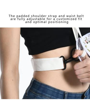 Fotgok Breathable Arm Sling with Waist Belt for Women - Shoulder Immobilizer with Strong Support - Buy Online on GoSupps.com