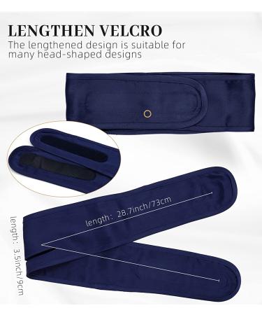 Silk Spa Headband for Face Washing & Hair Wrapping | Adjustable Ponytail Wrap for Women & Girls | 100% Mulberry Silk | Purple - Buy Online on GoSupps.com