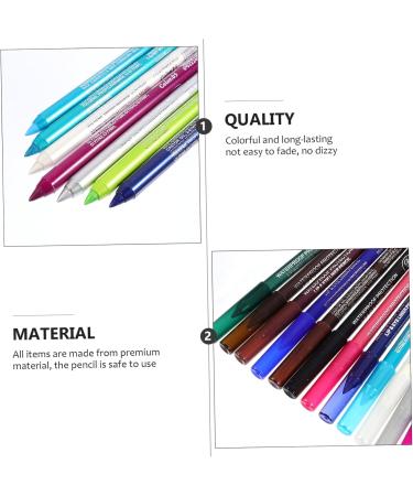 FOYTOKI 14pcs Eyeshadow Pencil Set Eye Makeup Accessory Eyeliner Pencil Cosmetic Accessories Girl Eye Liner Drawing Pencil Eyeliner Drawing Tool Makeup Pencil Eye Lining Tool - Buy Online on GoSupps.com