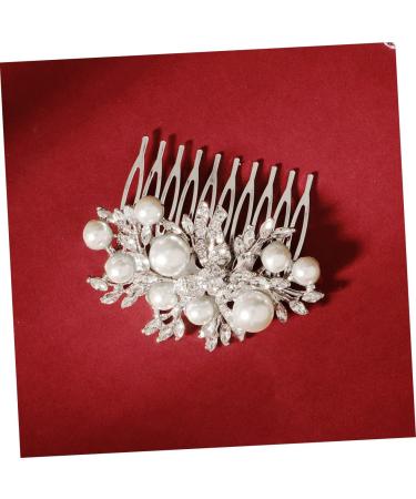 MUSISALY 1pc Hair Comb Hair for Women Bridal Comb Pearl Hair Pins Wedding Hairpin Wedding Hair Accessories Hairpin Comb Wedding Headpiece Pearl Hairpins Bridal Headdress - Buy Online on GoSupps.com