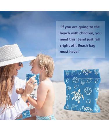 Beach Sand Remover Bag | Cotton Sand Remover for Beach | Pure Roller Cloth Sand Brush for Beach Talc-Freely | Beach Powder Sand Removing for Beach Vacation Camping Oceans - Buy Online on GoSupps.com