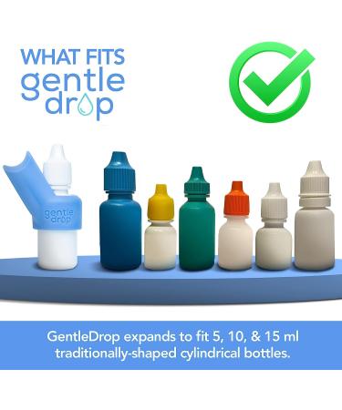 GentleDrop Eye Drop Guide | Precision Aid for Targeting Eyedrop Bottles | Doctor-Invented Dispenser - Buy Online on GoSupps.com
