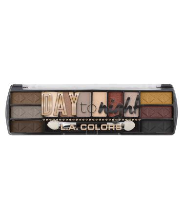 L.A. COLORS Day To Night Eyeshadow Palette - Sundown, 12 Color, 0.28 oz. (CES430) - Buy Online on GoSupps.com