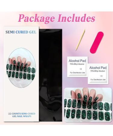  BoloShine Boloshine Set of 22 Semi-Cured Gel Strips Extra Long Soft and Glossy French Manicure Stickers - Buy Online on GoSupps.com