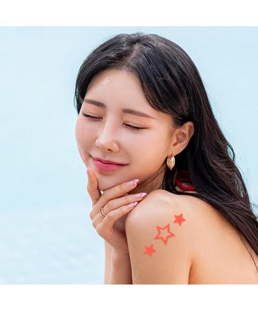 Autocollants de Bronzage Corps Perfor s toiles Rouges 500 Pi ces pour Cabine de Bronzage Femmes et Filles D coratif Plage t  - Buy Online on GoSupps.com