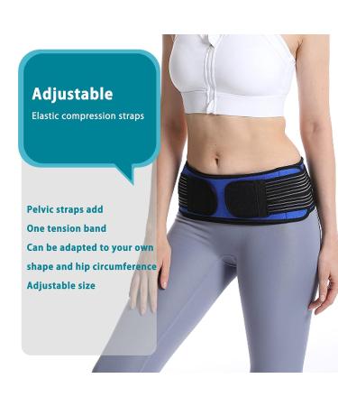 Sacroiliac Splint for Lower Back Pain for Men & Women - Sciatic Nerve Legs & Sacral Relief Belt Lumbar Pelvic & Back Relies - Buy Online on GoSupps.com
