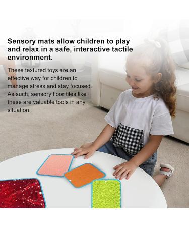 Twsoul Sensory Mats for Autistic Children | 10PCs Sensory Carpet & Toys | Autism-Friendly Sensory Discs - Buy Online on GoSupps.com