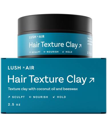 * Pomade - Hair Clay for Men and Women, Hair Pomade w/ Coconut Oil & Beeswax, Matte Clay Hair Product, Hair Pomade for Men Strong Hold for Styling, Mens Hair Pomade 2.5 oz