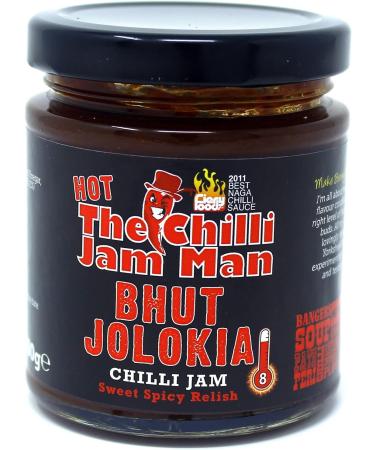The Chilli Jam Man Mixed Box - Set of 3 Sweet Spicy Hot Chilli Pepper Relish - 3 x 200g - Buy Online on GoSupps.com
