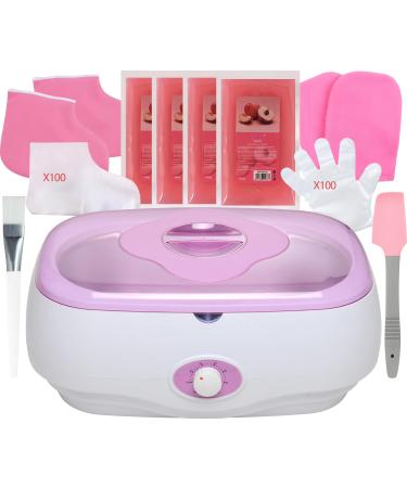 Machine cire de paraffine pour mains et pieds Fusion rapide avec contr le intelligent de la temp rature minuterie automatique et maintien au chaud kit de spa professionnel domicile pour