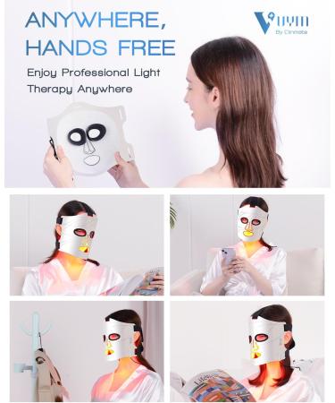 Light Therapy Mask - Ultra Lightweight 292 LEDs Infrared Device for Professional Skin Care & Photo Rejuvenation at Home - Buy Online on GoSupps.com