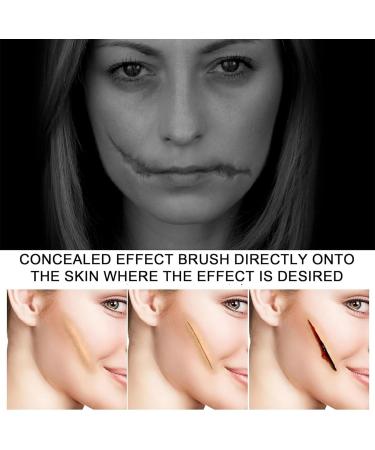 Scar Makeup Liquid: 5ml Halloween Scar Paint Realistic Scar Makeup Professional Body Paint Costume Kit | Waterproof - Buy Online on GoSupps.com
