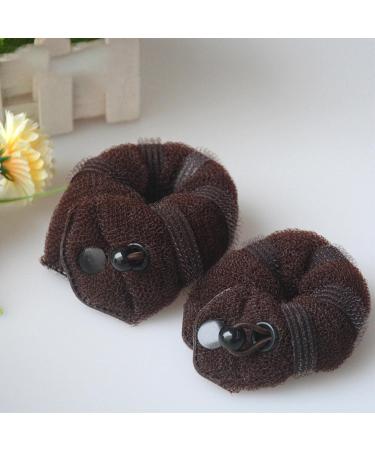 Buy Sponge Donut Hair Bun Maker Fast & Easy Hairstyling for Thin Hair | Perfect French Twist & Knot Styles - Buy Online on GoSupps.com