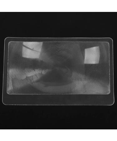 wemee 3 X Magnifier Magnification Magnifying Fresnel Pocket Credit Card Size Transparent Magnifying Glass - Buy Online on GoSupps.com